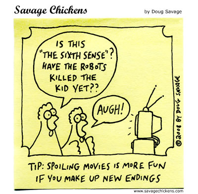Savage Chickens - Spoilers
